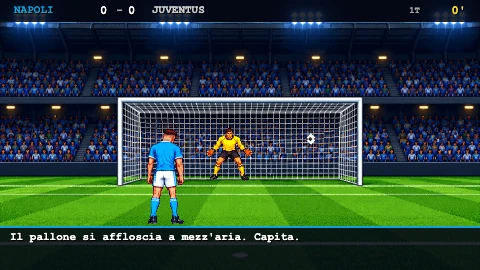 Il pallone che si sgonfia davanti alla porta
