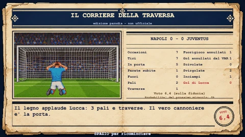 Il Corriere della Traversa di un giorno qualunque: «Il legno applaude Lucca»