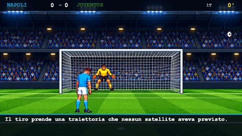 Il pallone che vola lontanissimo dalla porta